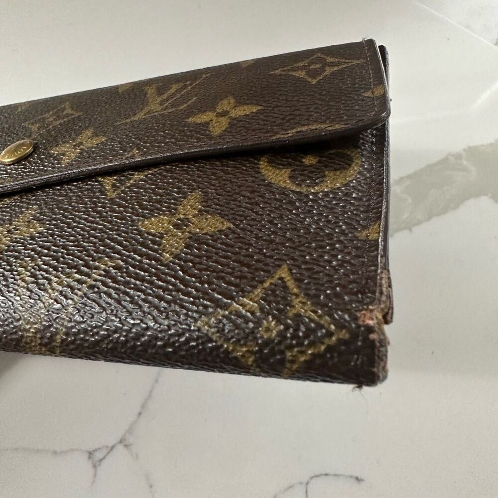 Vintage Louis Vuitton Monogram Porte Tresor International Long Wallet - Picture 11 of 12